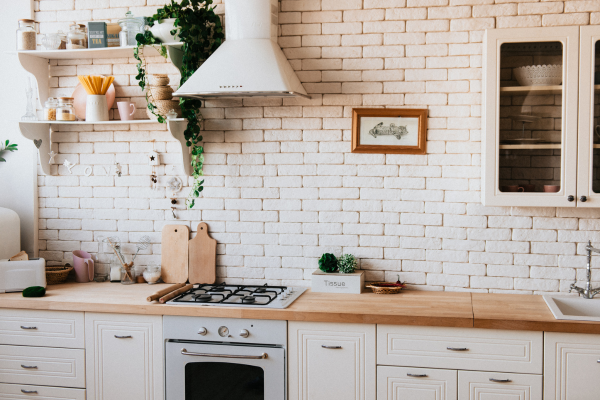Subway tile in a kitchen remodel