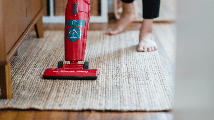 Vacuuming construction dust